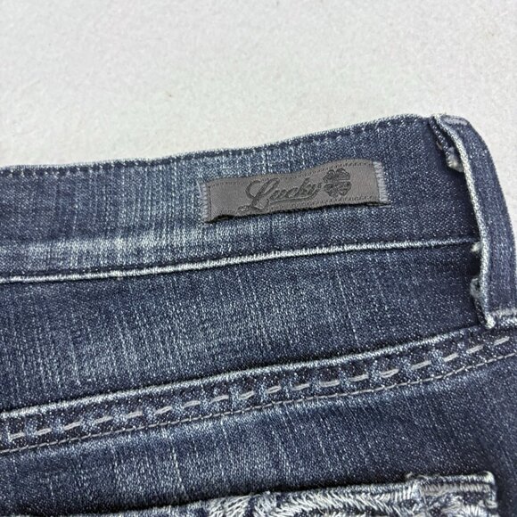 Lucky Brand Classic Rider Bootcut Jeans 6/28 Women’s Dark Wash, Mid-Rise Vintage - Picture 14 of 16